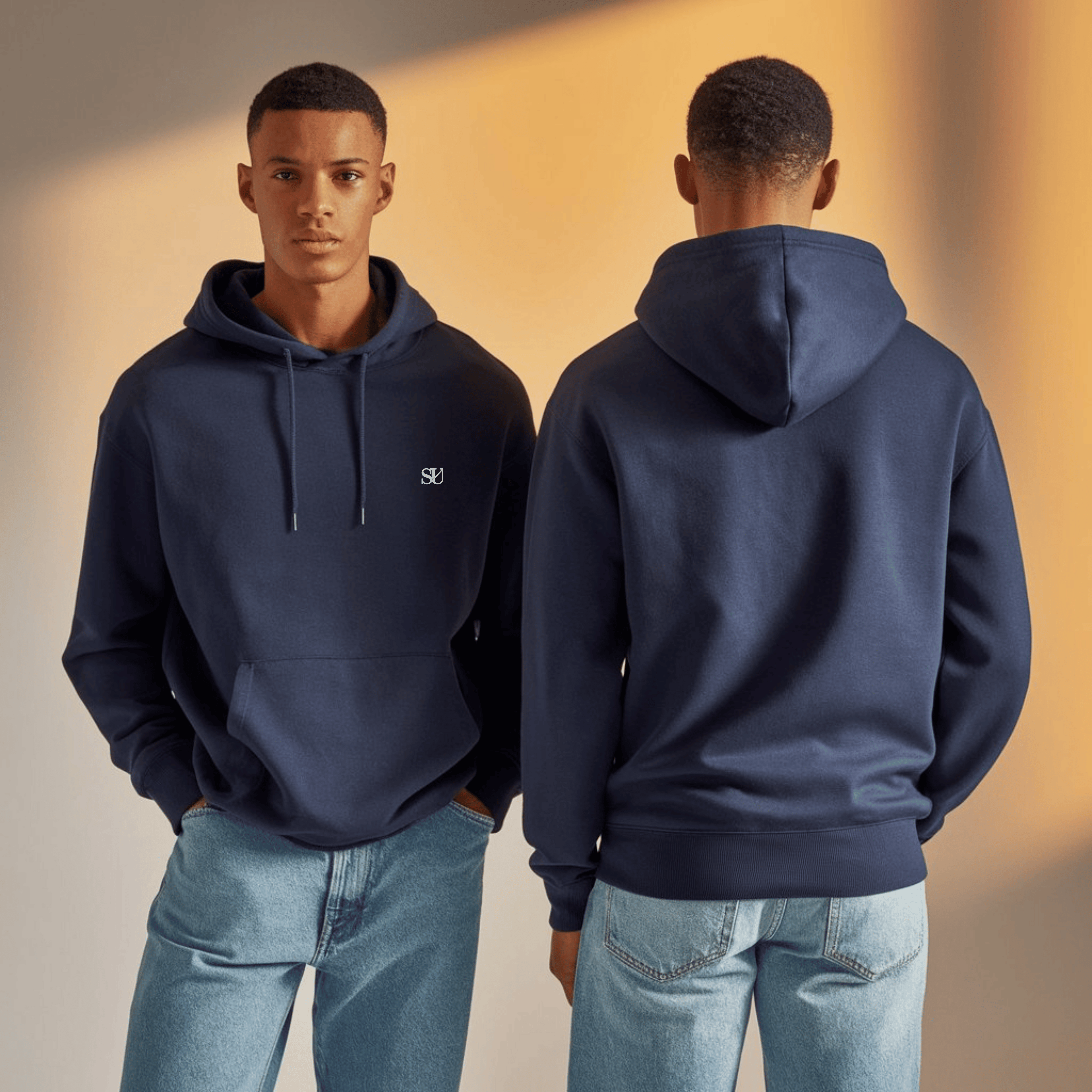 Deep Navy Blue Hoodie