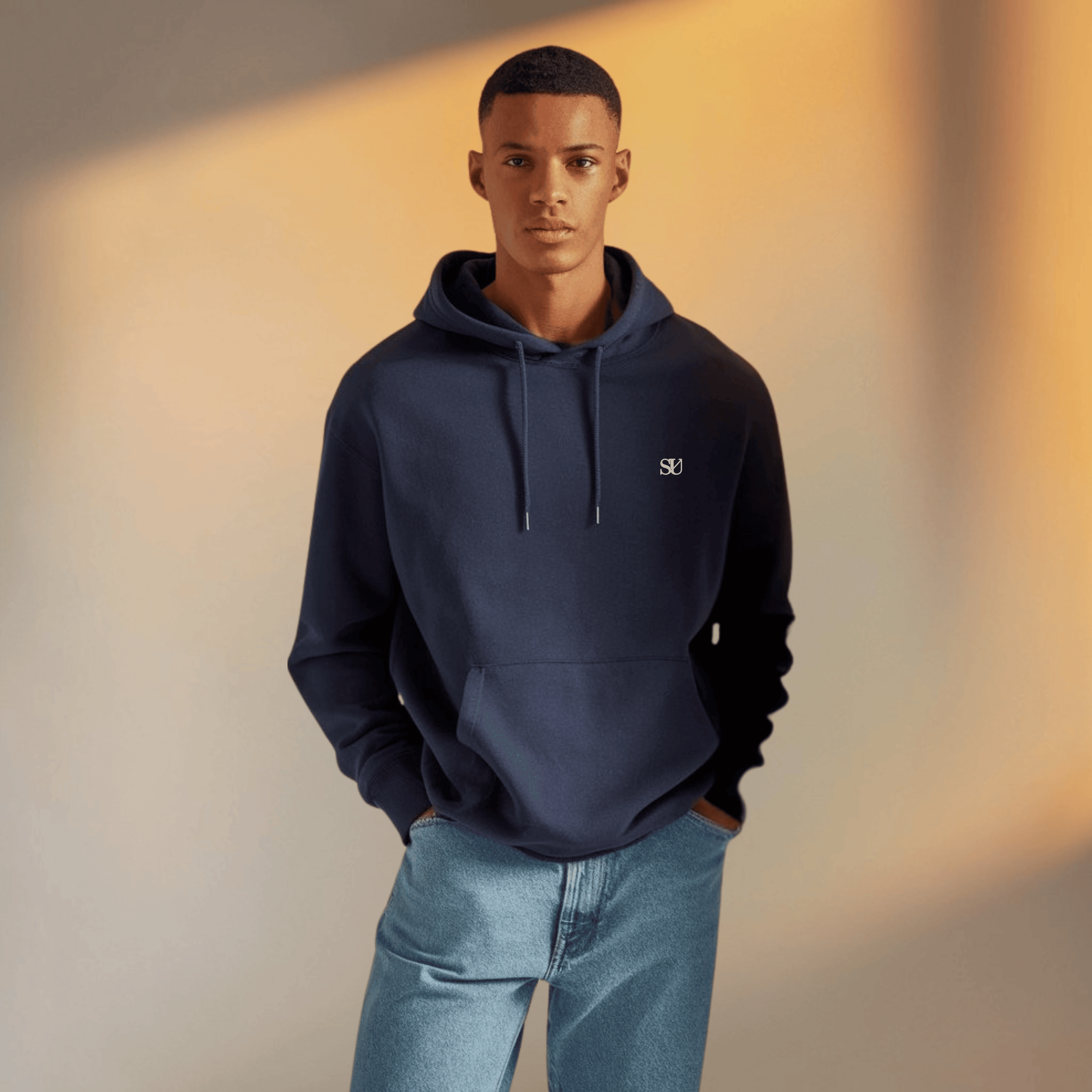 Deep Navy Blue Hoodie